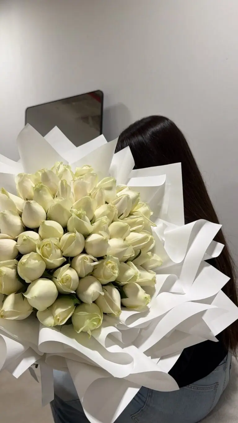 50 White Roses | תמונת המוצר המקורית